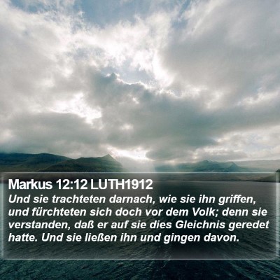 Markus 12:12 LUTH1912 Bible Verse Image