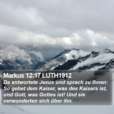 Markus 12:17 LUTH1912 Bible Verse Image
