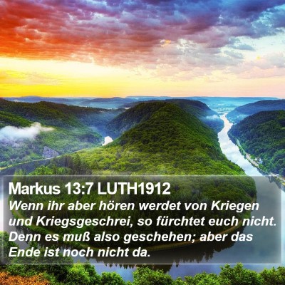 Markus 13:7 LUTH1912 Bible Verse Image