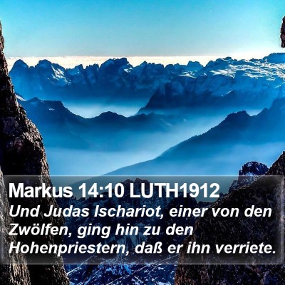Markus 14:10 LUTH1912 Bible Verse Image