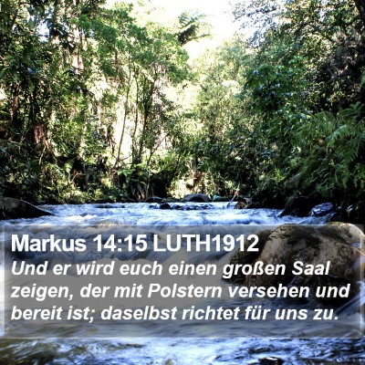Markus 14:15 LUTH1912 Bible Verse Image