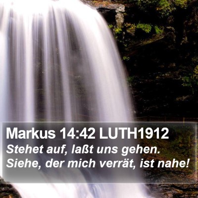 Markus 14:42 LUTH1912 Bible Verse Image