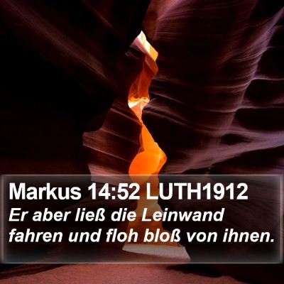 Markus 14:52 LUTH1912 Bible Verse Image