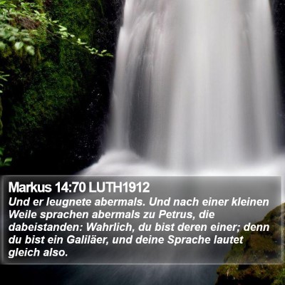 Markus 14:70 LUTH1912 Bible Verse Image