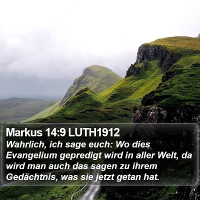 Markus 14:9 LUTH1912 Bible Verse Image