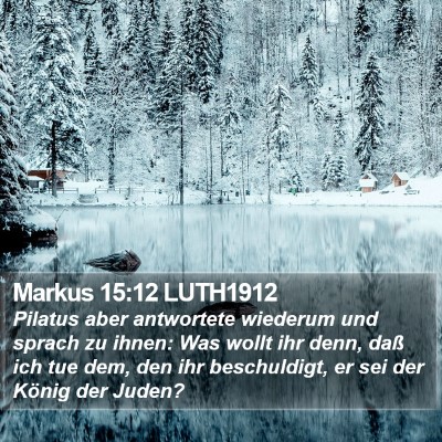 Markus 15:12 LUTH1912 Bible Verse Image