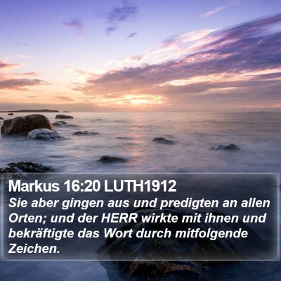 Markus 16:20 LUTH1912 Bible Verse Image