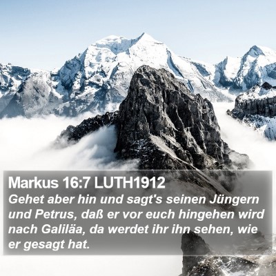 Markus 16:7 LUTH1912 Bible Verse Image