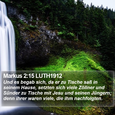 Markus 2:15 LUTH1912 Bible Verse Image
