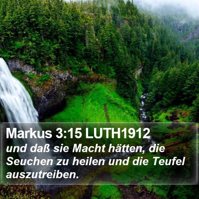 Markus 3:15 LUTH1912 Bible Verse Image