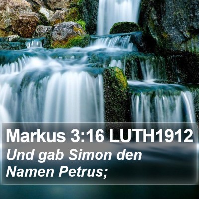 Markus 3:16 LUTH1912 Bible Verse Image