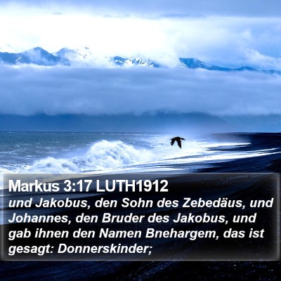 Markus 3:17 LUTH1912 Bible Verse Image