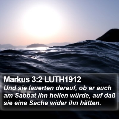 Markus 3:2 LUTH1912 Bible Verse Image