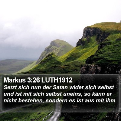 Markus 3:26 LUTH1912 Bible Verse Image