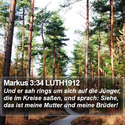 Markus 3:34 LUTH1912 Bible Verse Image
