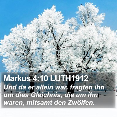 Markus 4:10 LUTH1912 Bible Verse Image
