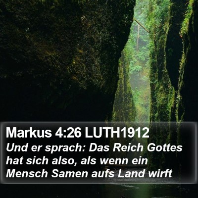 Markus 4:26 LUTH1912 Bible Verse Image