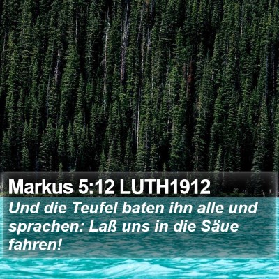 Markus 5:12 LUTH1912 Bible Verse Image