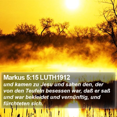 Markus 5:15 LUTH1912 Bible Verse Image