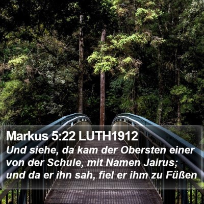Markus 5:22 LUTH1912 Bible Verse Image