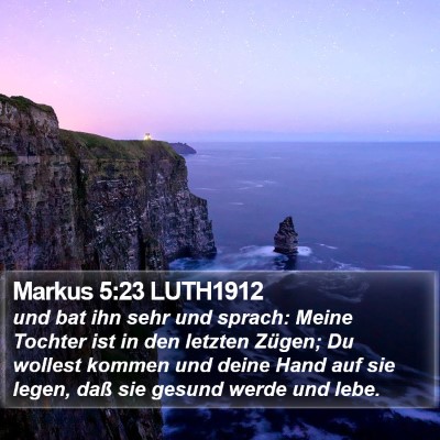 Markus 5:23 LUTH1912 Bible Verse Image