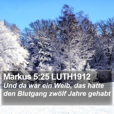 Markus 5:25 LUTH1912 Bible Verse Image