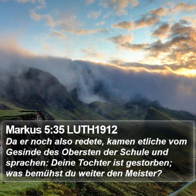 Markus 5:35 LUTH1912 Bible Verse Image