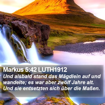 Markus 5:42 LUTH1912 Bible Verse Image