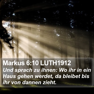 Markus 6:10 LUTH1912 Bible Verse Image