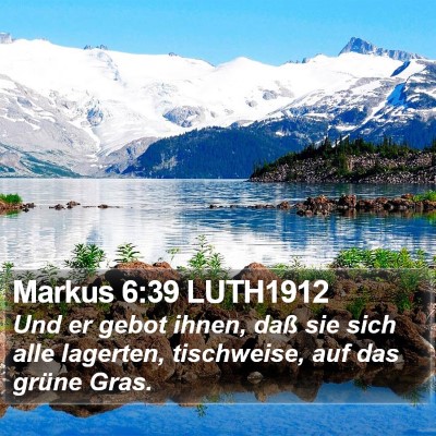 Markus 6:39 LUTH1912 Bible Verse Image