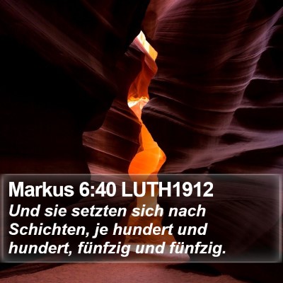 Markus 6:40 LUTH1912 Bible Verse Image