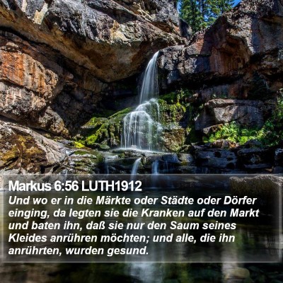 Markus 6:56 LUTH1912 Bible Verse Image