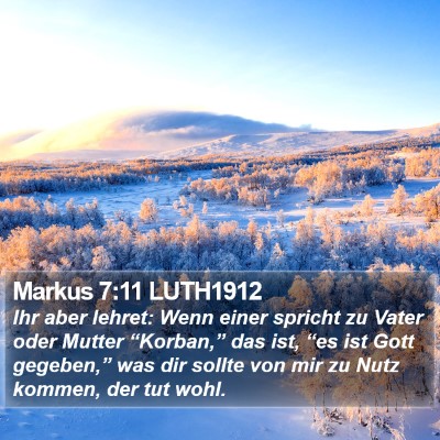 Markus 7:11 LUTH1912 Bible Verse Image