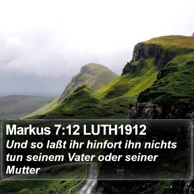 Markus 7:12 LUTH1912 Bible Verse Image