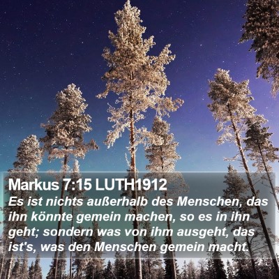 Markus 7:15 LUTH1912 Bible Verse Image