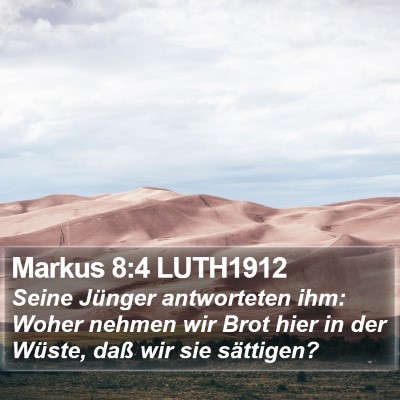 Markus 8:4 LUTH1912 Bible Verse Image