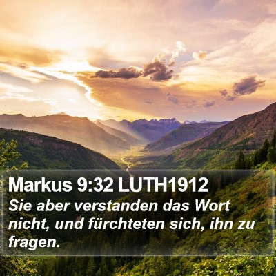 Markus 9:32 LUTH1912 Bible Verse Image