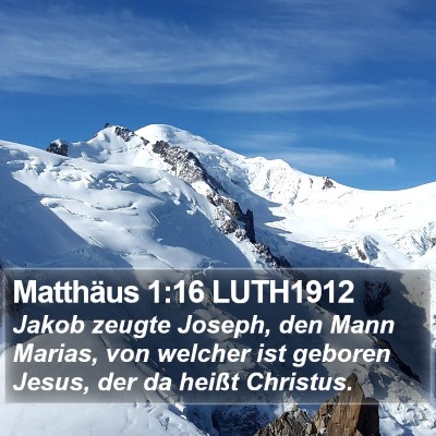 Matthäus 1:16 LUTH1912 Bible Verse Image