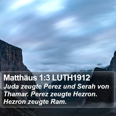 Matthäus 1:3 LUTH1912 Bible Verse Image