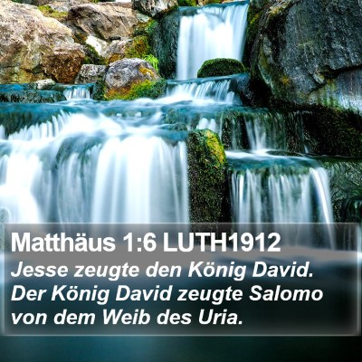 Matthäus 1:6 LUTH1912 Bible Verse Image