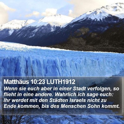 Matthäus 10:23 LUTH1912 Bible Verse Image