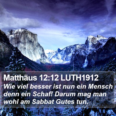 Matthäus 12:12 LUTH1912 Bible Verse Image