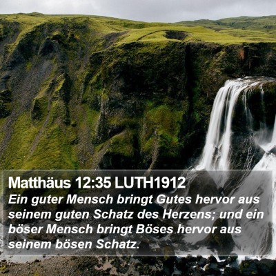 Matthäus 12:35 LUTH1912 Bible Verse Image