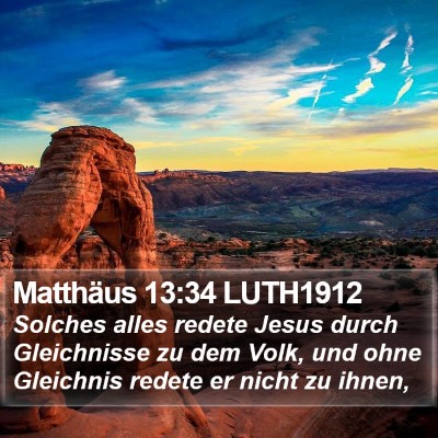 Matthäus 13:34 LUTH1912 Bible Verse Image
