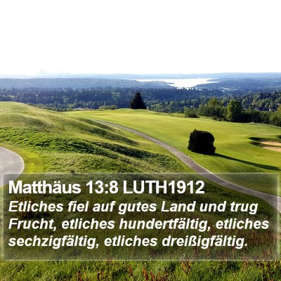 Matthäus 13:8 LUTH1912 Bible Verse Image