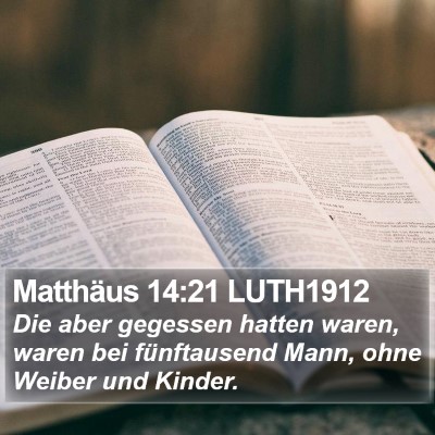 Matthäus 14:21 LUTH1912 Bible Verse Image