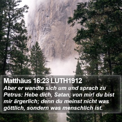 Matthäus 16:23 LUTH1912 Bible Verse Image