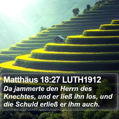Matthäus 18:27 LUTH1912 Bible Verse Image
