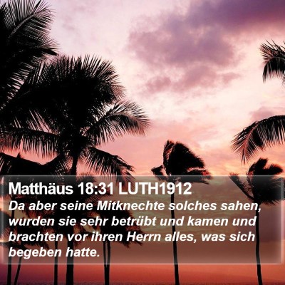 Matthäus 18:31 LUTH1912 Bible Verse Image