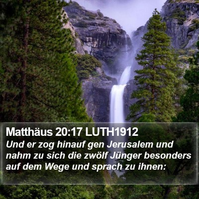 Matthäus 20:17 LUTH1912 Bible Verse Image
